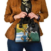 Rugby 2025 Championship Shoulder Handbag Southern Hemisphere Countries Mascots - Polynesian Pride