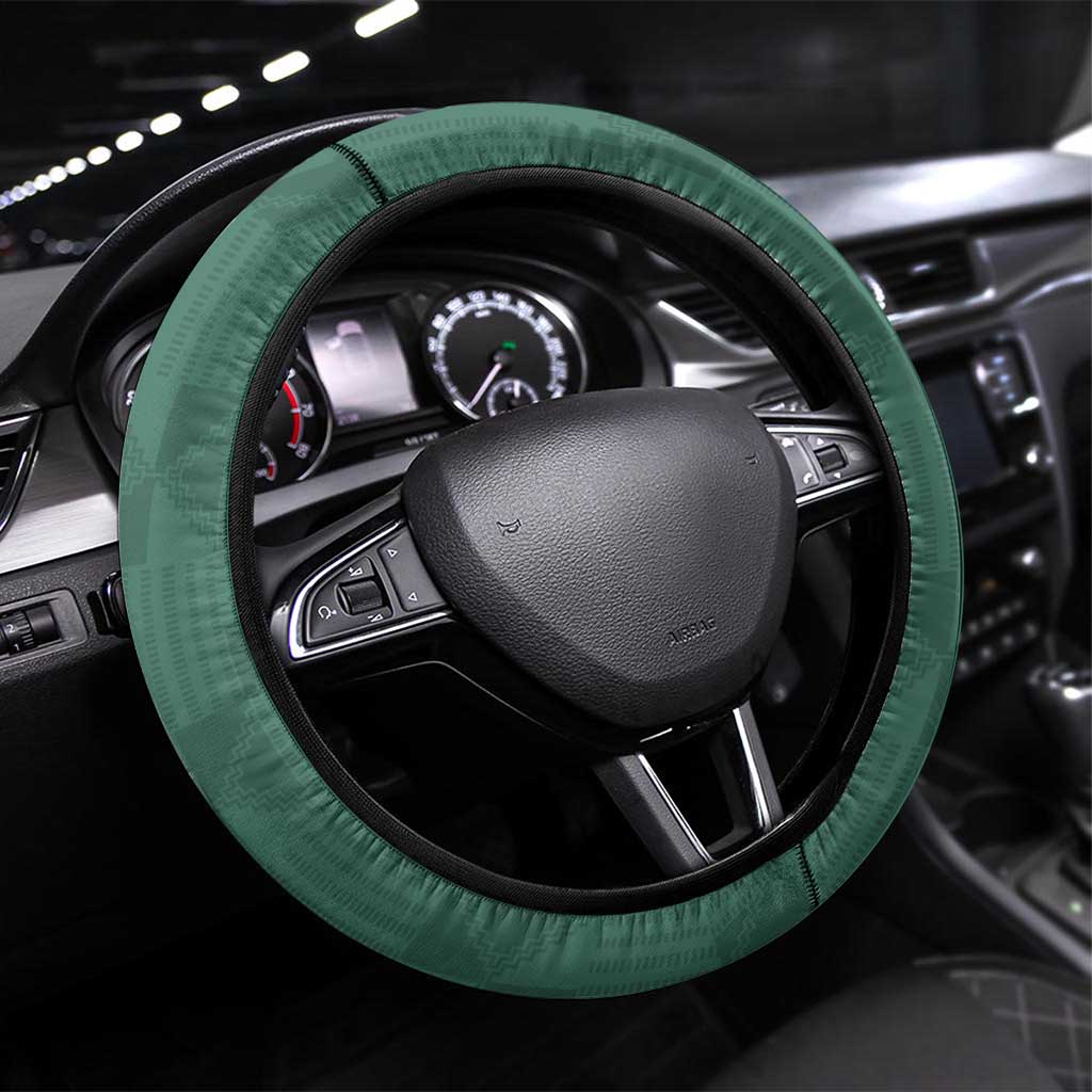 Rugby 2025 Championship Steering Wheel Cover Southern Hemisphere Countries Mascots - Polynesian Pride