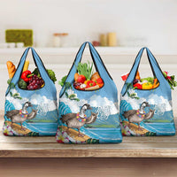 Aloha Hawaii Shaka Nene Goose Grocery Bag Surfing Take It Easy - Polynesian Pride