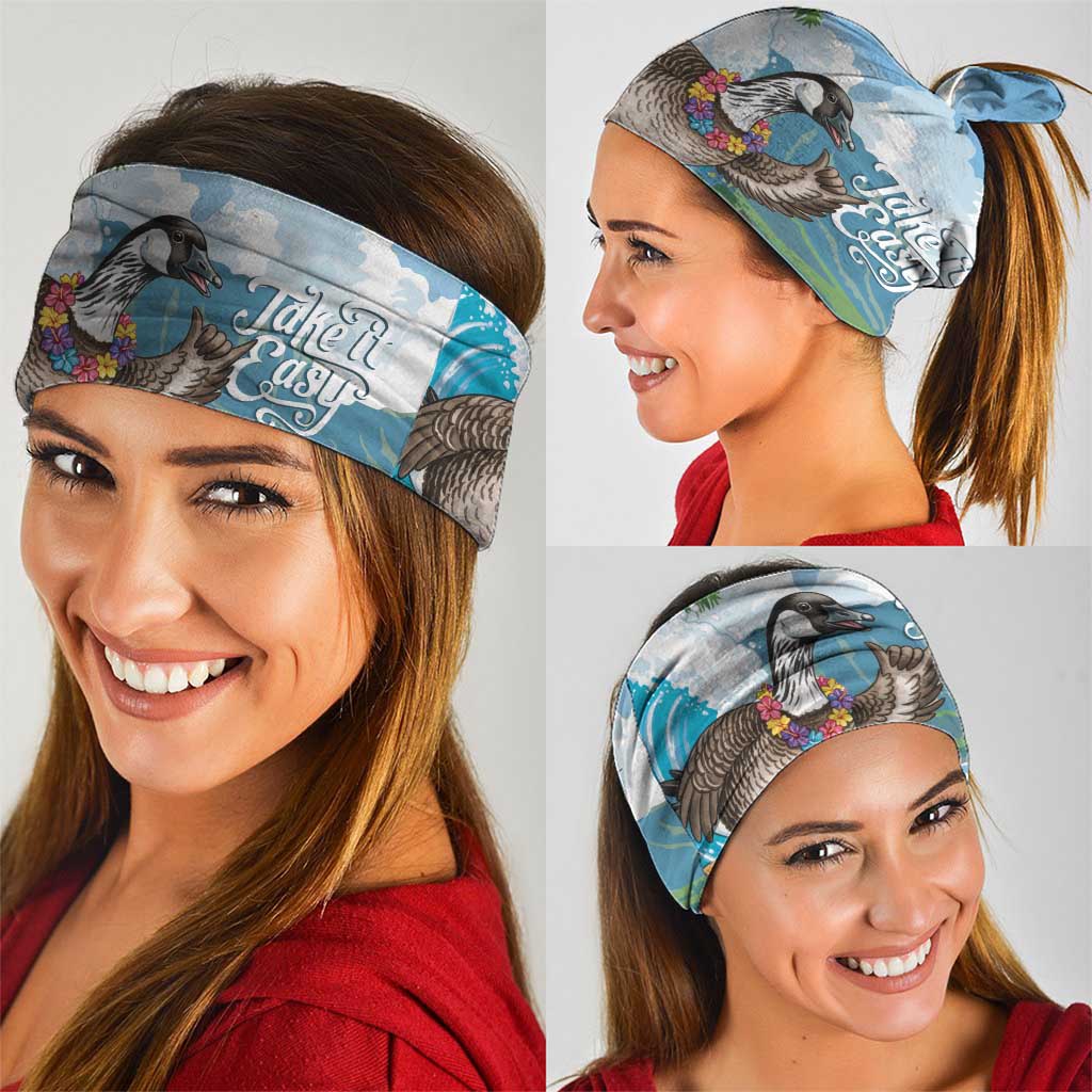 Aloha Hawaii Shaka Nene Goose Neck Gaiter Surfing Take It Easy - Polynesian Pride