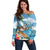 Aloha Hawaii Shaka Nene Goose Off Shoulder Sweater Surfing Take It Easy - Polynesian Pride