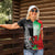 New Zealand and Wales Rugby Custom Women Polo Shirt Aotearoa All Black Combine Welsh Dragon - Polynesian Pride