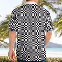 Black White Filipino Binakol Motifs Hawaiian Shirt Mabuhay Philippines Festival Kusikus Pattern LT14 - Polynesian Pride
