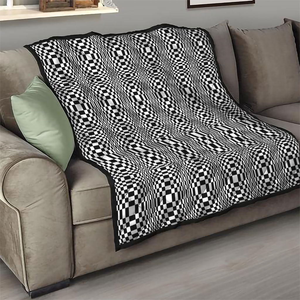 Black White Filipino Binakol Motifs Quilt Mabuhay Philippines Festival Kusikus Pattern LT14 - Polynesian Pride