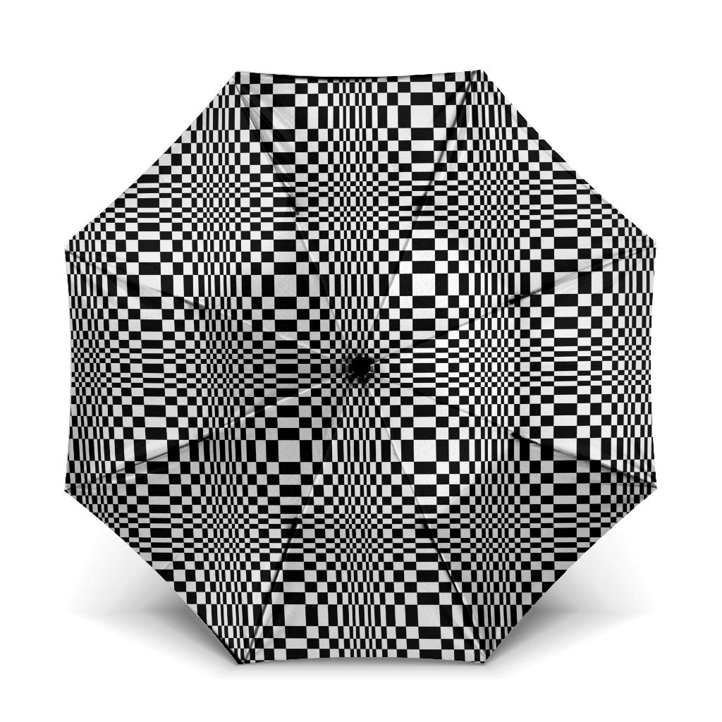 Black White Filipino Binakol Motifs Umbrella Mabuhay Philippines Festival Kusikus Pattern LT14 One Size Folded 11.42 inch Opened Diameter 37.4 inch Black - Polynesian Pride