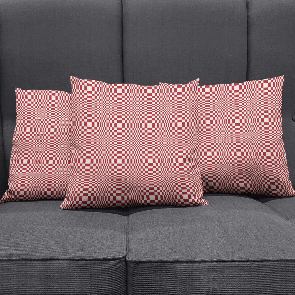 Red White Filipino Binakol Motifs Pillow Cover Mabuhay Philippines Festival Kusikus Pattern LT14 - Polynesian Pride