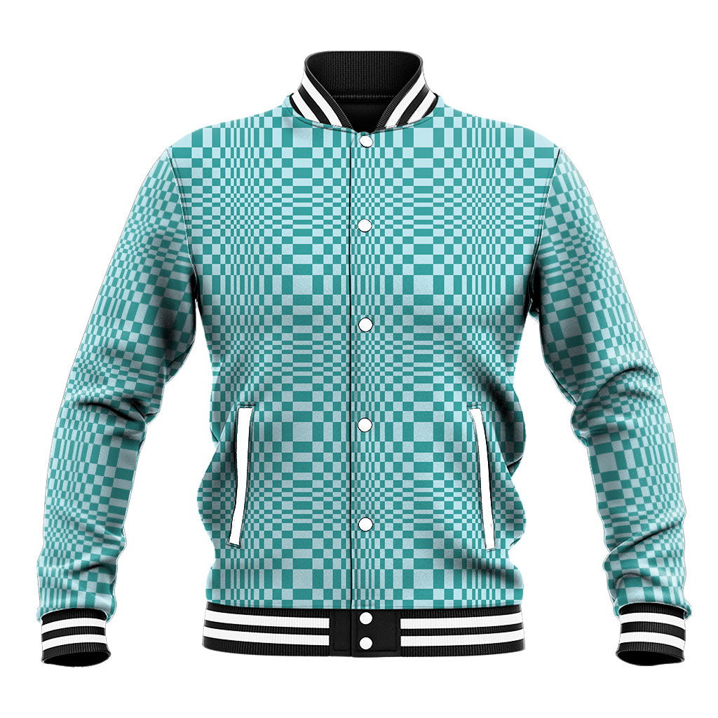Cyan Filipino Binakol Motifs Baseball Jacket Mabuhay Philippines Festival Kusikus Pattern LT14 Unisex Cyan - Polynesian Pride
