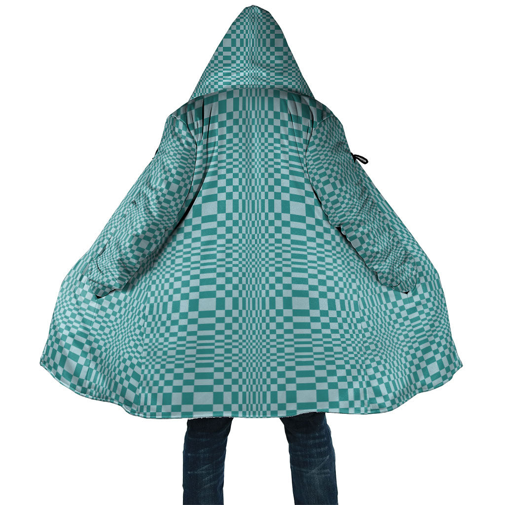 Cyan Filipino Binakol Motifs Cloak Mabuhay Philippines Festival Kusikus Pattern LT14 Unisex Cyan - Polynesian Pride
