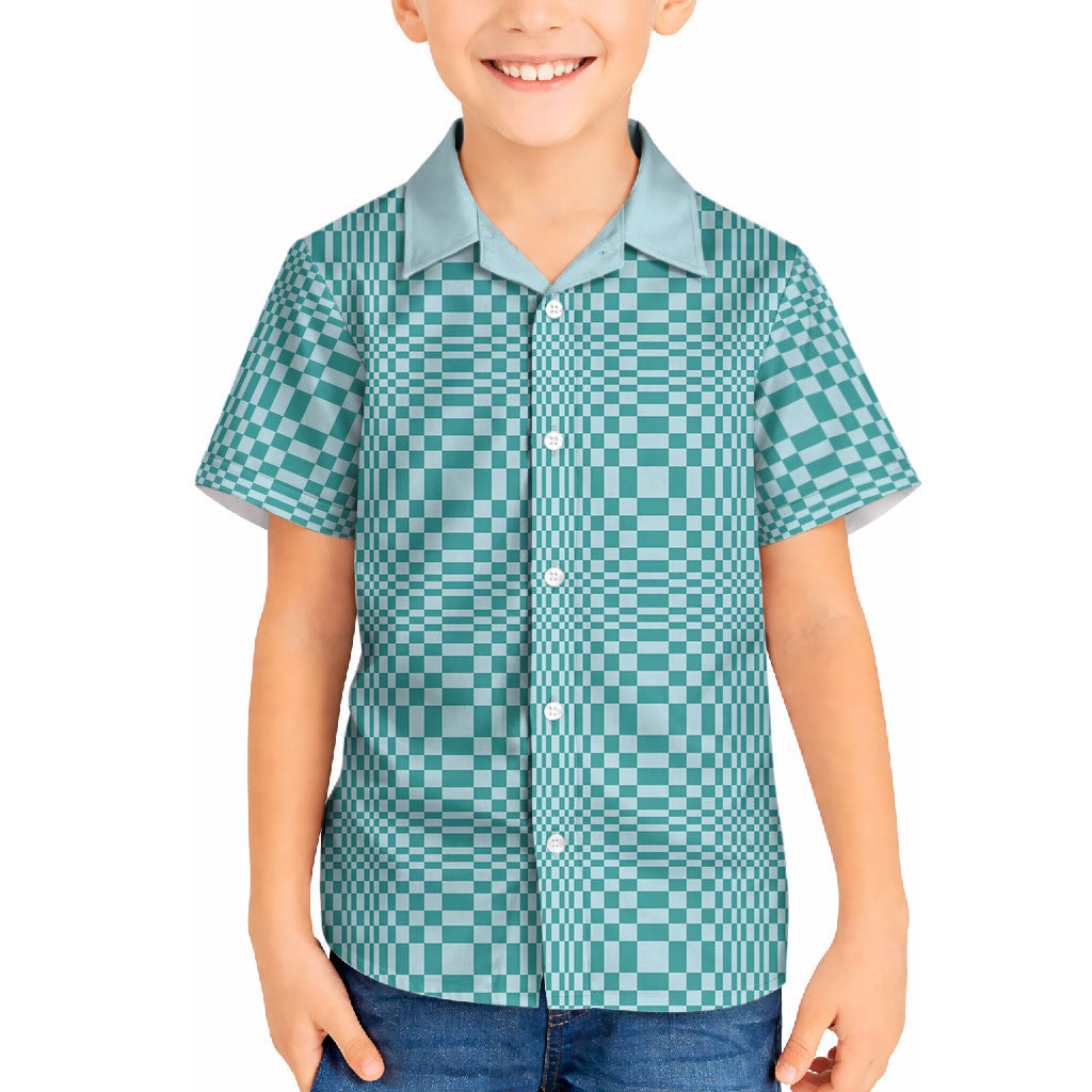 Cyan Filipino Binakol Motifs Hawaiian Shirt Mabuhay Philippines Festival Kusikus Pattern LT14 - Polynesian Pride