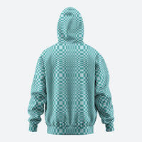 Cyan Filipino Binakol Motifs Hoodie Mabuhay Philippines Festival Kusikus Pattern LT14 - Polynesian Pride