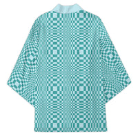 Cyan Filipino Binakol Motifs Kimono Mabuhay Philippines Festival Kusikus Pattern LT14 - Polynesian Pride