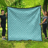 Cyan Filipino Binakol Motifs Quilt Mabuhay Philippines Festival Kusikus Pattern LT14 - Polynesian Pride