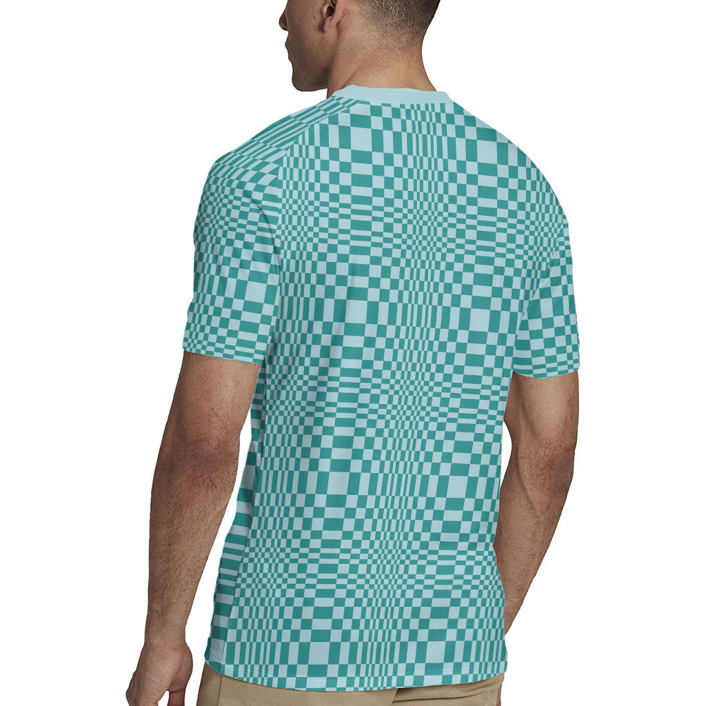 Cyan Filipino Binakol Motifs Rugby Jersey Mabuhay Philippines Festival Kusikus Pattern LT14 - Polynesian Pride