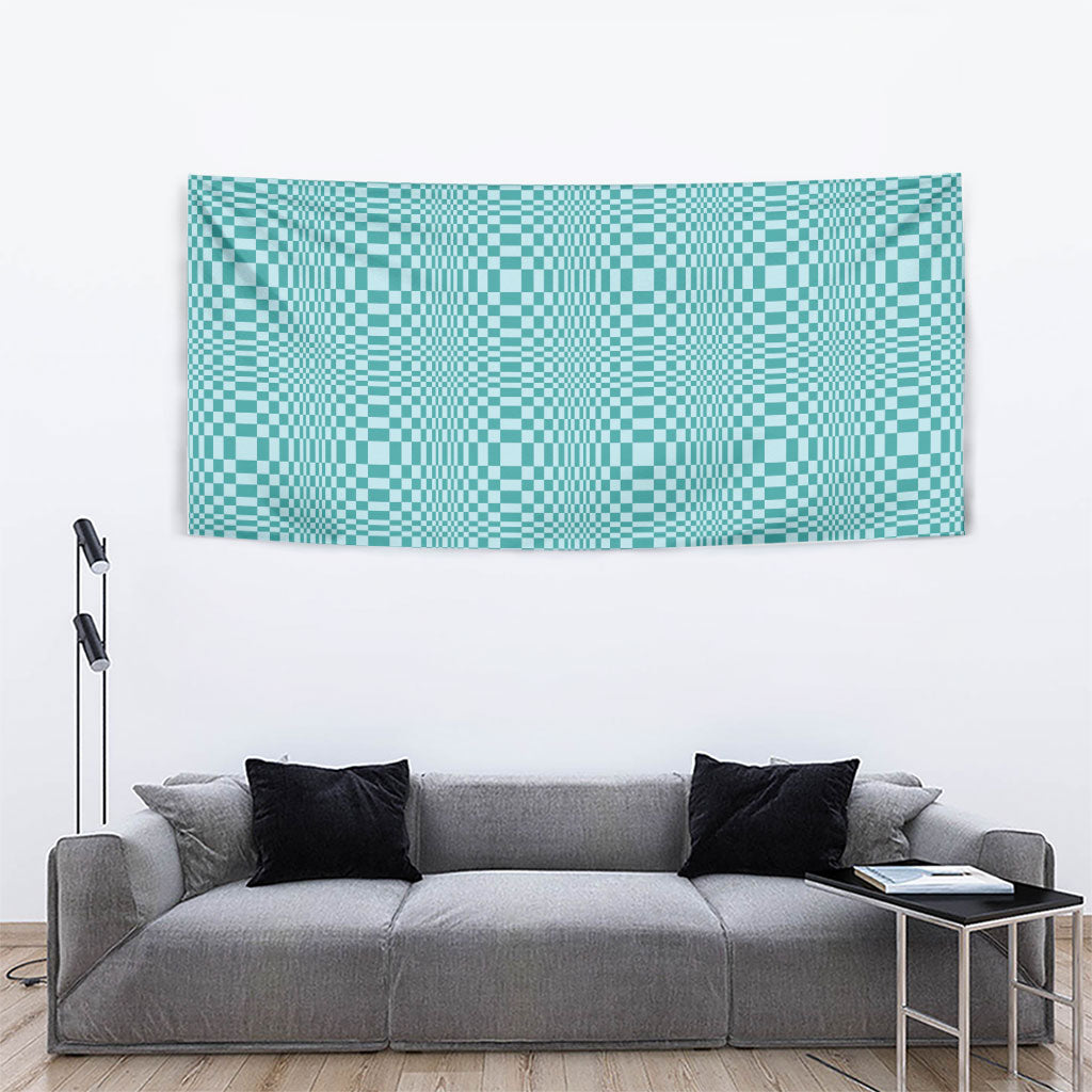Cyan Filipino Binakol Motifs Tapestry Mabuhay Philippines Festival Kusikus Pattern LT14 - Polynesian Pride
