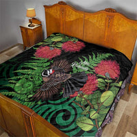 Meri Kirihimete New Zealand Quilt Piwakawaka Koru Fern Mix Pohutukawa LT14 - Polynesian Pride