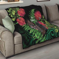 Meri Kirihimete New Zealand Quilt Piwakawaka Koru Fern Mix Pohutukawa LT14 - Polynesian Pride