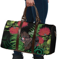Meri Kirihimete New Zealand Travel Bag Piwakawaka Koru Fern Mix Pohutukawa LT14 - Polynesian Pride