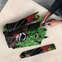 Meri Kirihimete New Zealand Umbrella Piwakawaka Koru Fern Mix Pohutukawa LT14 - Polynesian Pride