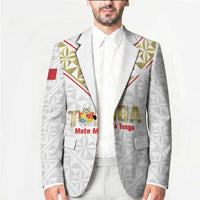 Mate Maa Tonga Rugby Custom Blazer 2026 Tongan Ngatu Pattern LT14 - Polynesian Pride