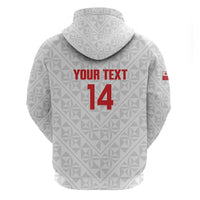 Mate Maa Tonga Rugby Custom Hoodie 2026 Tongan Ngatu Pattern LT14 - Polynesian Pride