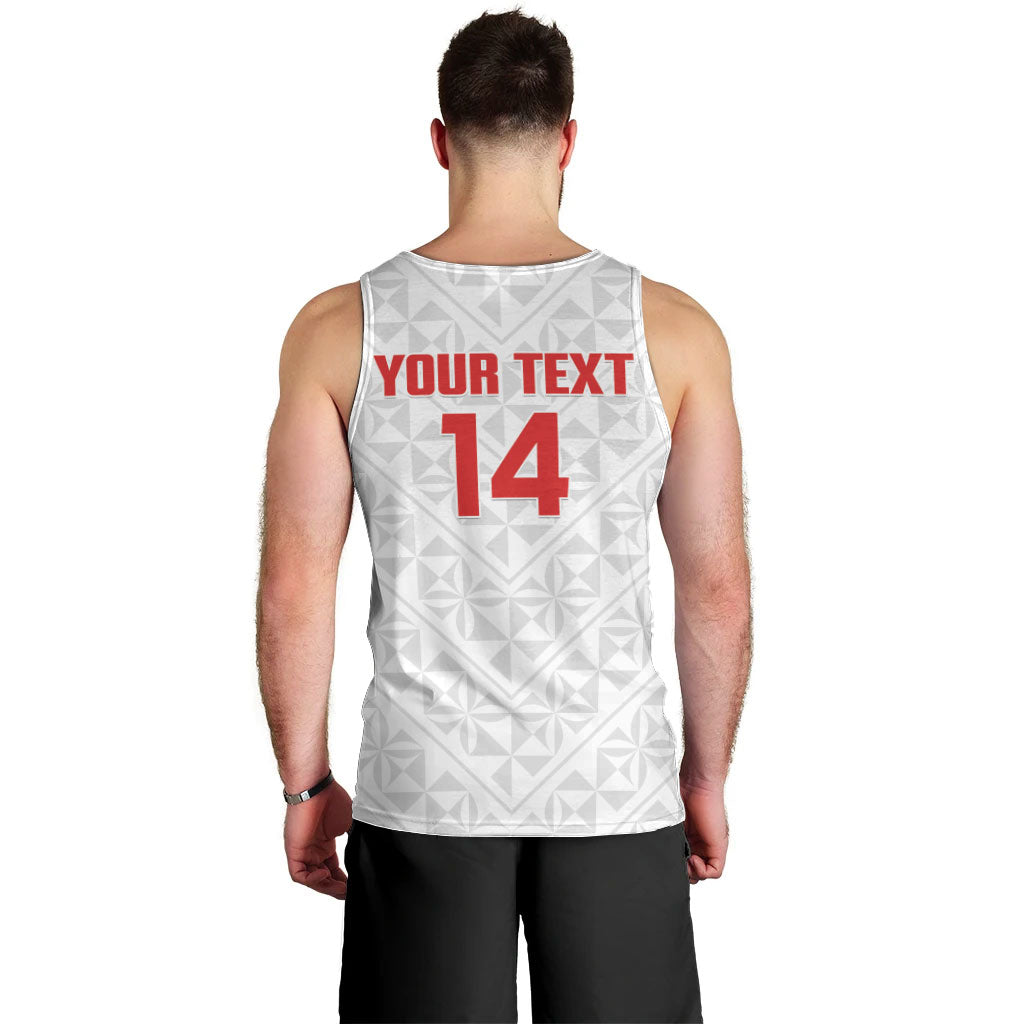 Mate Maa Tonga Rugby Custom Men Tank Top 2026 Tongan Ngatu Pattern LT14 - Polynesian Pride