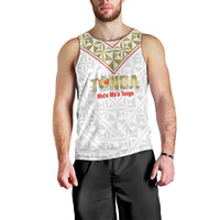 Mate Maa Tonga Rugby Custom Men Tank Top 2026 Tongan Ngatu Pattern LT14 - Polynesian Pride