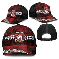 Mate Maa Tonga Rugby 2026 Baseball Net Cap 40 Years Anniversary One Legacy LT14 - Polynesian Pride
