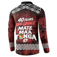 Mate Maa Tonga Rugby 2026 Button Sweatshirt 40 Years Anniversary One Legacy LT14 - Polynesian Pride