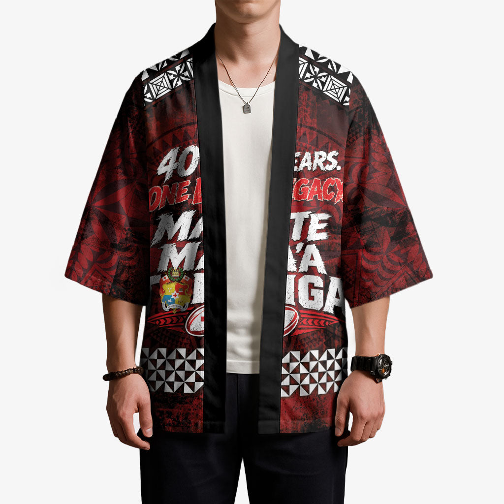 Mate Maa Tonga Rugby 2026 Kimono 40 Years Anniversary One Legacy LT14 - Polynesian Pride