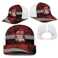 Mate Maa Tonga Rugby 2026 Mesh Trucker Cap 40 Years Anniversary One Legacy LT14 - Polynesian Pride