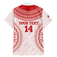 Custom Tonga Mate Maa Family Matching Mermaid Dress and Hawaiian Shirt Go Champions Tongan Ngatu - White LT14 - Polynesian Pride