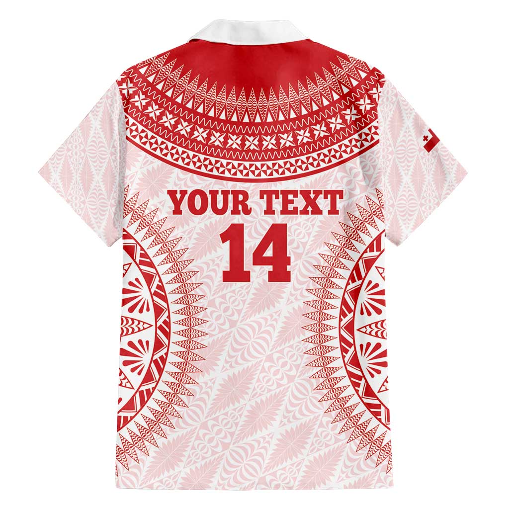 Custom Tonga Mate Maa Family Matching Summer Maxi Dress and Hawaiian Shirt Go Champions Tongan Ngatu - White LT14 - Polynesian Pride