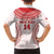 Custom Tonga Mate Maa Kid Hawaiian Shirt Go Champions Tongan Ngatu - White