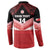 Custom Mate Maa Tonga XIII Button Sweatshirt Tongan Kupesi Ngatu - Rugby Style