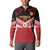 Custom Mate Maa Tonga XIII Button Sweatshirt Tongan Kupesi Ngatu - Rugby Style