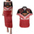Custom Mate Maa Tonga XIII Couples Matching Puletasi and Hawaiian Shirt Tongan Kupesi Ngatu - Rugby Style