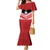 Custom Mate Maa Tonga XIII Family Matching Mermaid Dress and Hawaiian Shirt Tongan Kupesi Ngatu - Rugby Style
