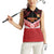 Custom Mate Maa Tonga XIII Women Sleeveless Polo Shirt Tongan Kupesi Ngatu - Rugby Style