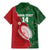 Custom Tonga And Australia Rugby Family Matching Mermaid Dress and Hawaiian Shirt Mate Maa Tongan Ngatu Mix Kangaroos Aboriginal