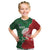 Custom Tonga And Australia Rugby Kid T Shirt Mate Maa Tongan Ngatu Mix Kangaroos Aboriginal