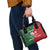 Custom Tonga And Australia Rugby Shoulder Handbag Mate Maa Tongan Ngatu Mix Kangaroos Aboriginal