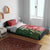 Custom Mate Maa Tonga And Kangaroo Australia Bedding Set Tongan Kupesi Mix Aboriginal Art
