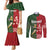Custom Mate Maa Tonga And Kangaroo Australia Couples Matching Mermaid Dress and Long Sleeve Button Shirt Tongan Kupesi Mix Aboriginal Art