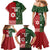 Custom Mate Maa Tonga And Kangaroo Australia Family Matching Mermaid Dress and Hawaiian Shirt Tongan Kupesi Mix Aboriginal Art