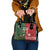Custom Mate Maa Tonga And Kangaroo Australia Shoulder Handbag Tongan Kupesi Mix Aboriginal Art