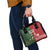 Custom Mate Maa Tonga And Kangaroo Australia Shoulder Handbag Tongan Kupesi Mix Aboriginal Art