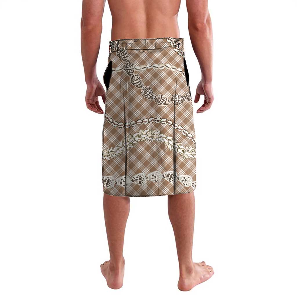Brown Aloha Hawaii Shell Lei Lavalava Palaka Hebrew Cone Honey Cowrie Elegant Curves - Polynesian Pride