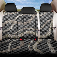 Black Aloha Hawaii Shell Lei Back Car Seat Cover Palaka Hebrew Cone Honey Cowrie Elegant Curves LT14 One Size Black - Polynesian Pride