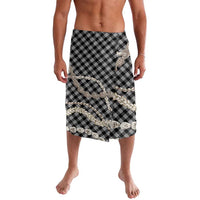 Black Aloha Hawaii Shell Lei Lavalava Palaka Hebrew Cone Honey Cowrie Elegant Curves LT14 Black - Polynesian Pride