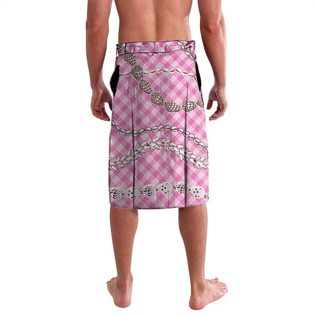 Pink Aloha Hawaii Shell Lei Lavalava Palaka Hebrew Cone Honey Cowrie Elegant Curves - Polynesian Pride